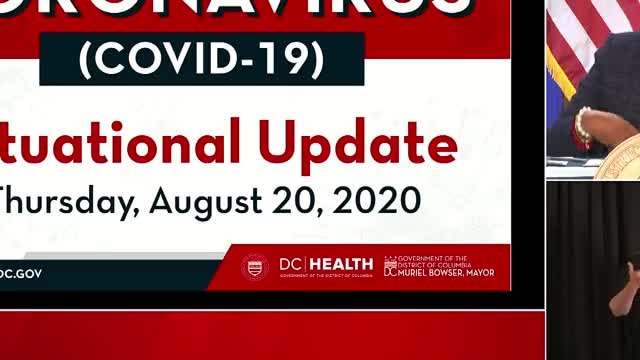 Mayor Bowser and her staff discuss coronavirus response in the District