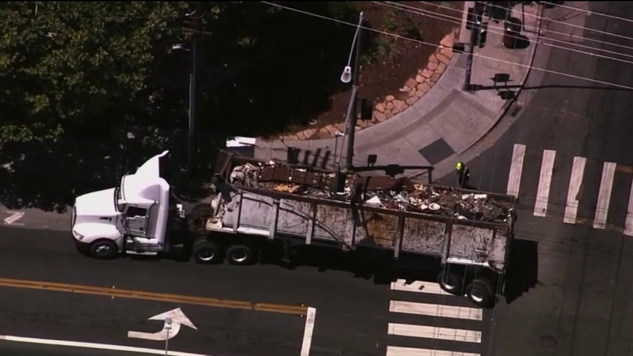 Damaged big rig full of scrap metal triggers San Jose power outage 