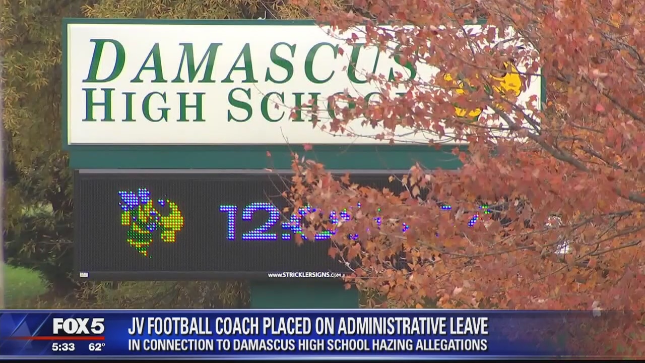 Damascus High School JV football coach placed on leave as part of alleged hazing investigation