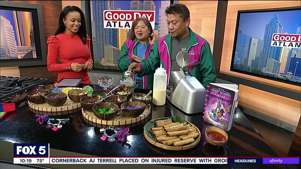 Kamayan ATL shows menu items and talks "Forgotten Island"
