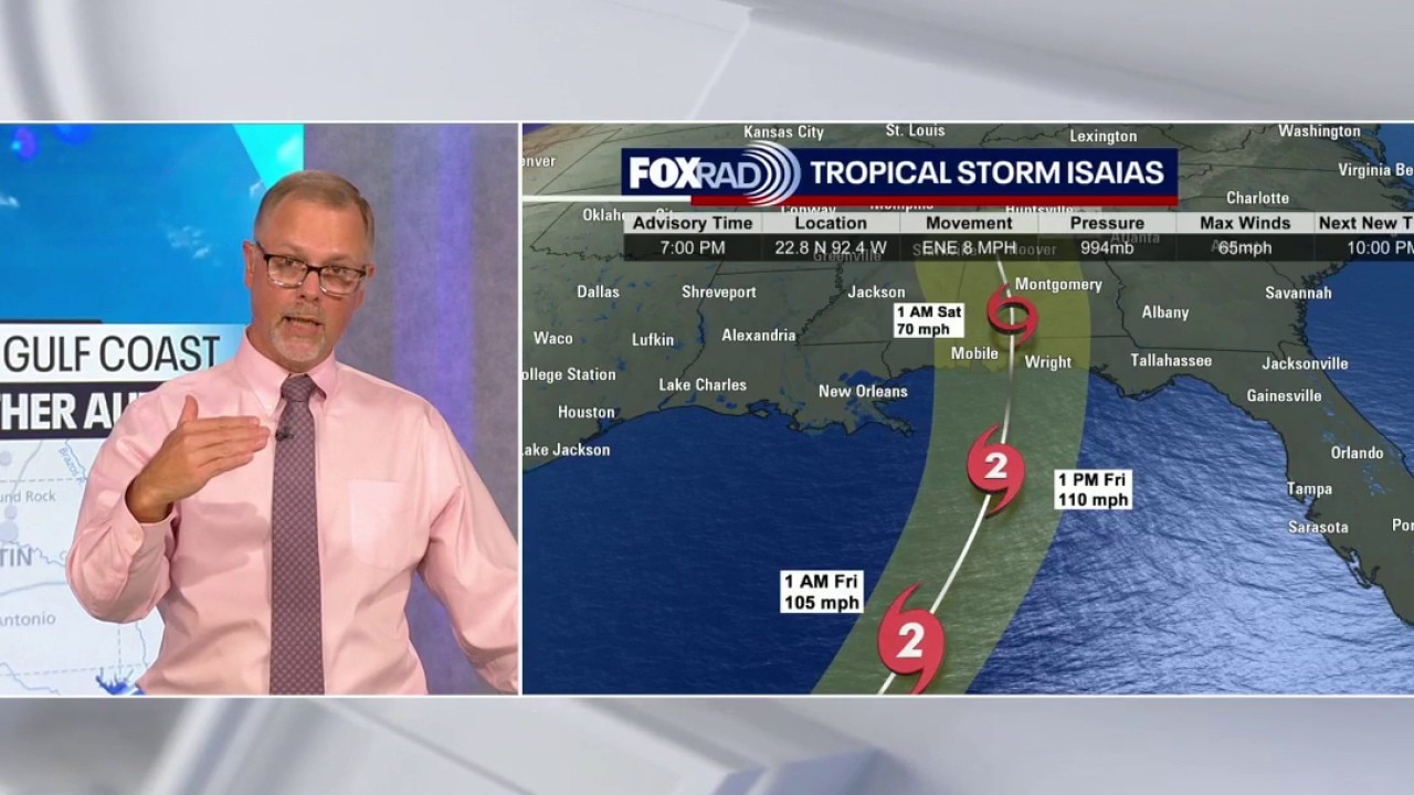 Houston weather: Continuing to monitor Isaias