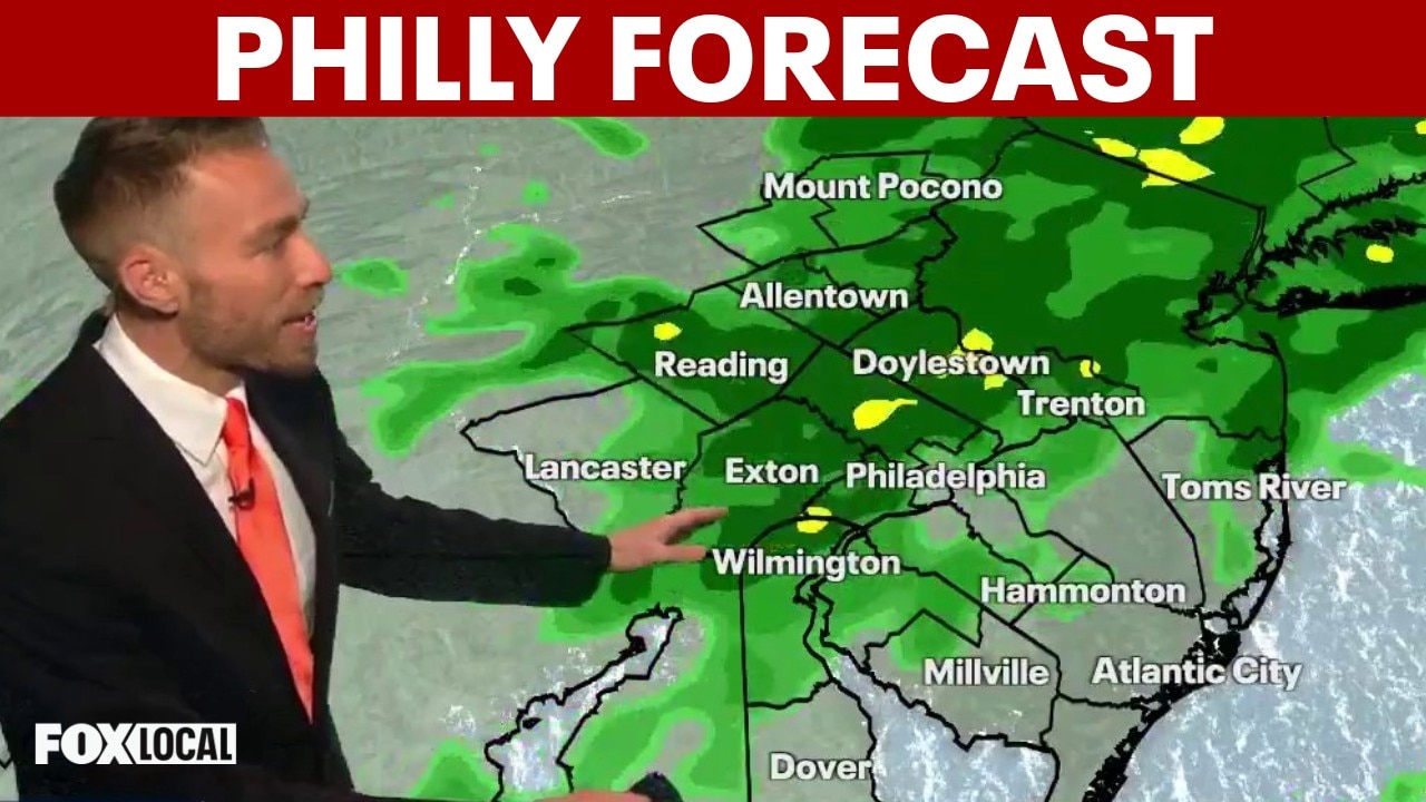 Weather Authority: Rain moves into Philadelphia this afternoon as chilly, windy weekend sets in