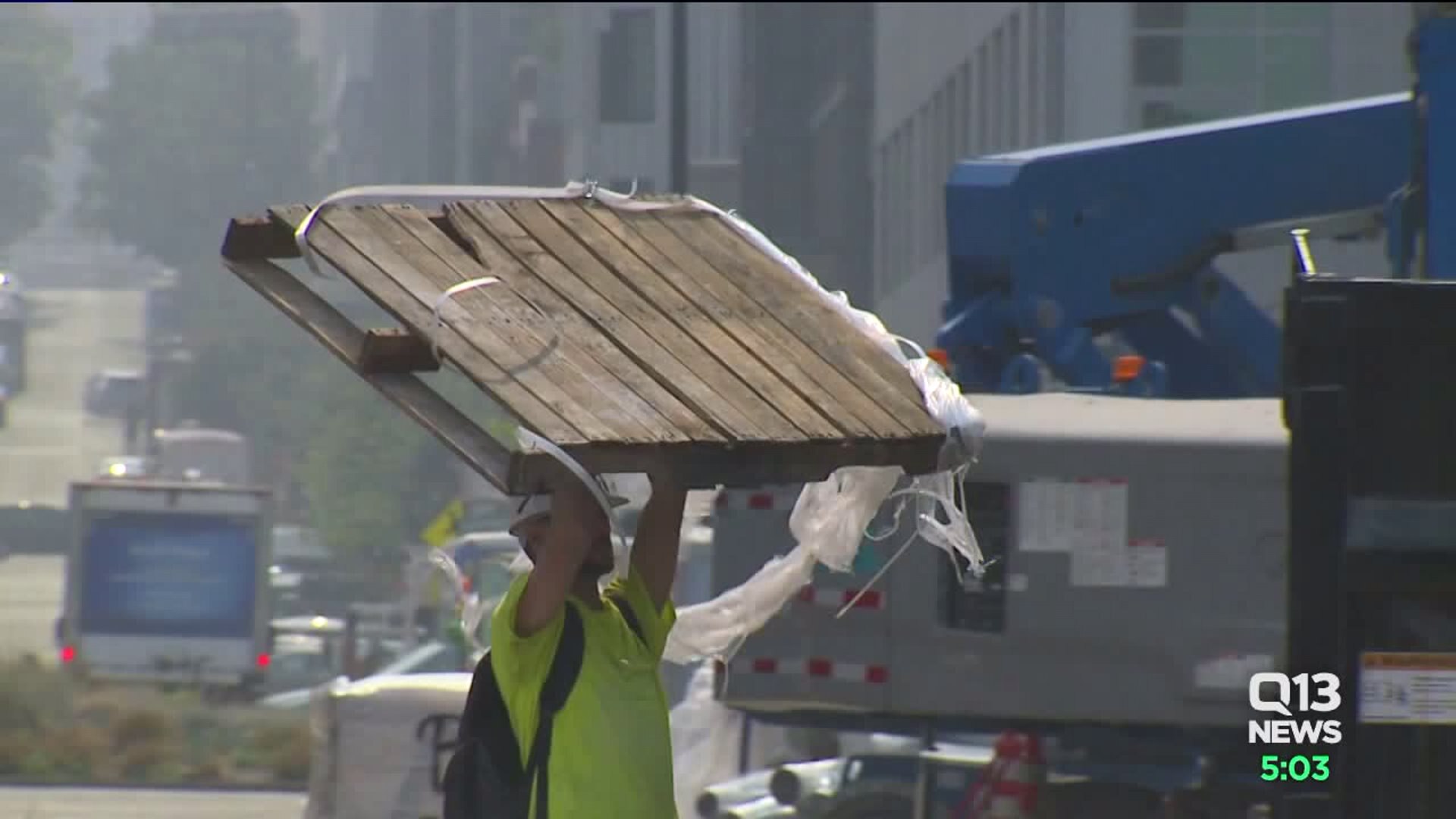 Should people stay inside because of air quality?