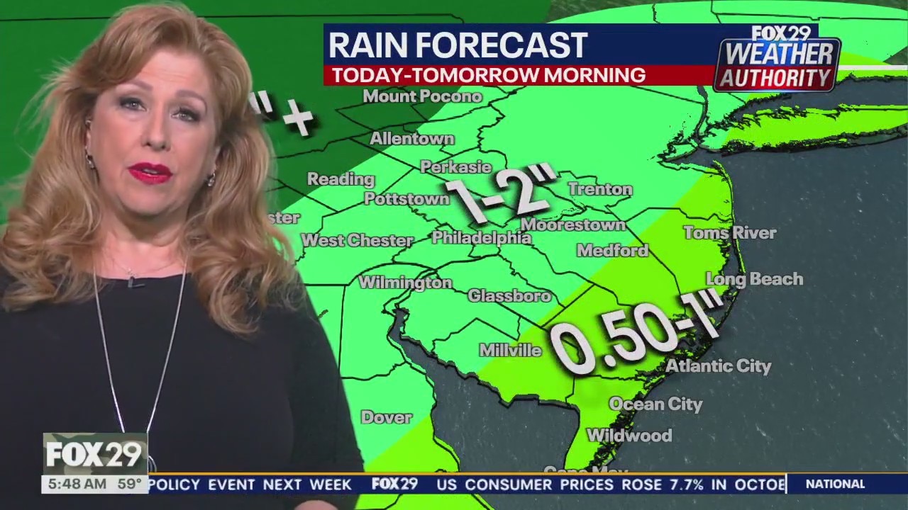 Weather Authority: Friday, 5 a.m. forecast