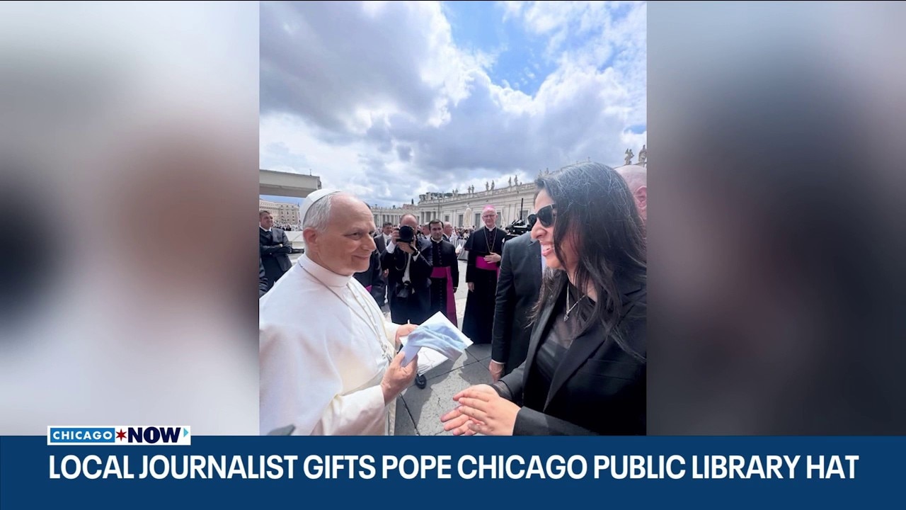 Local woman says Pope Leo was ‘very excited’ to receive Chicago gift | ChicagoNOW
