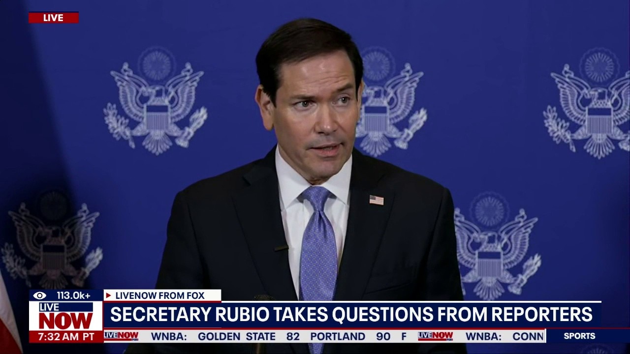 Sec. Rubio speaks to reporters