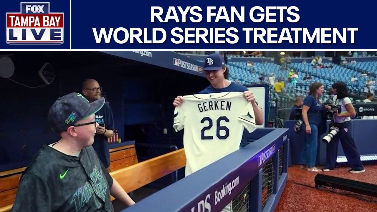 Rays fan battling cancer gifted World Series tickets