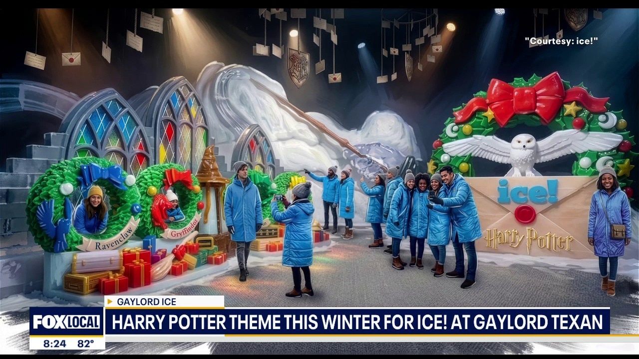 Gaylord Texan reveals new Harry Potter ice! theme