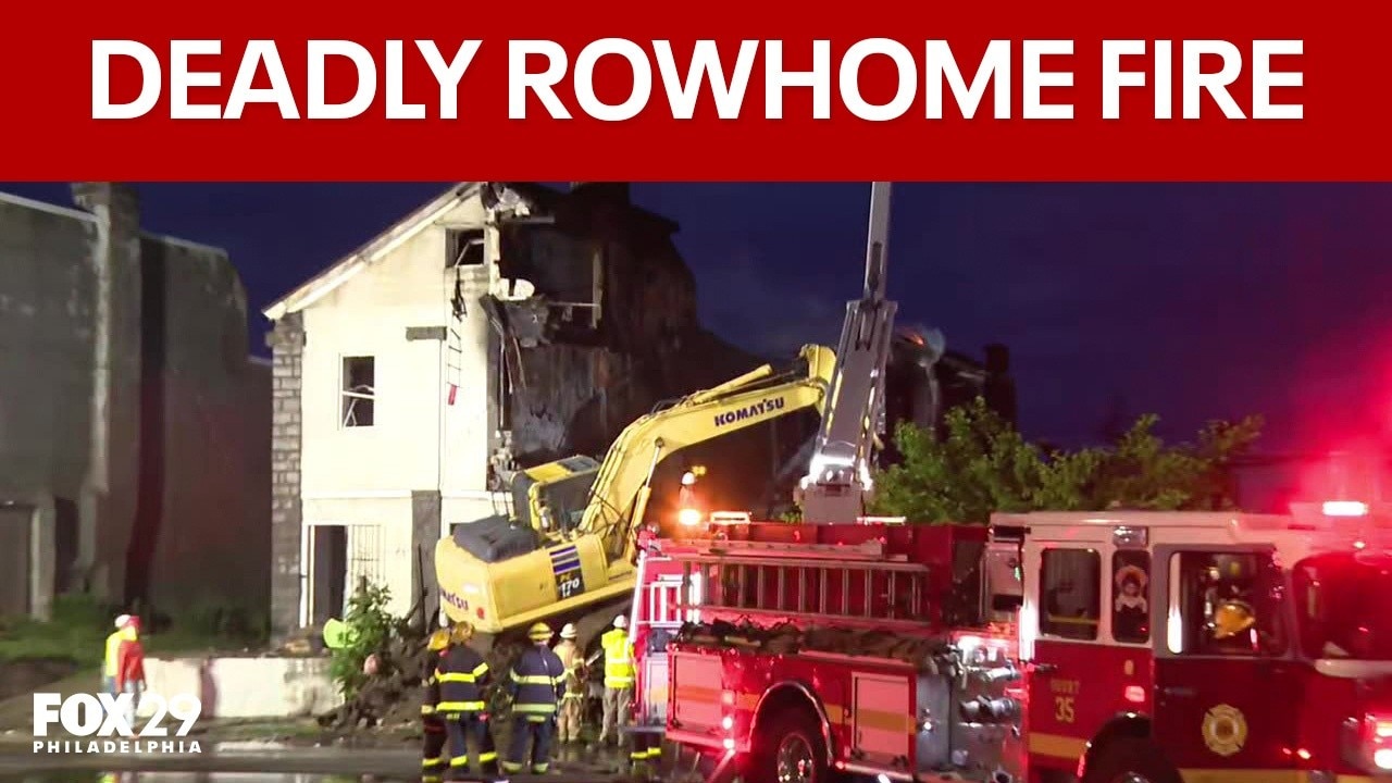 1 dead, 4 injured in Philadelphia rowhome fire