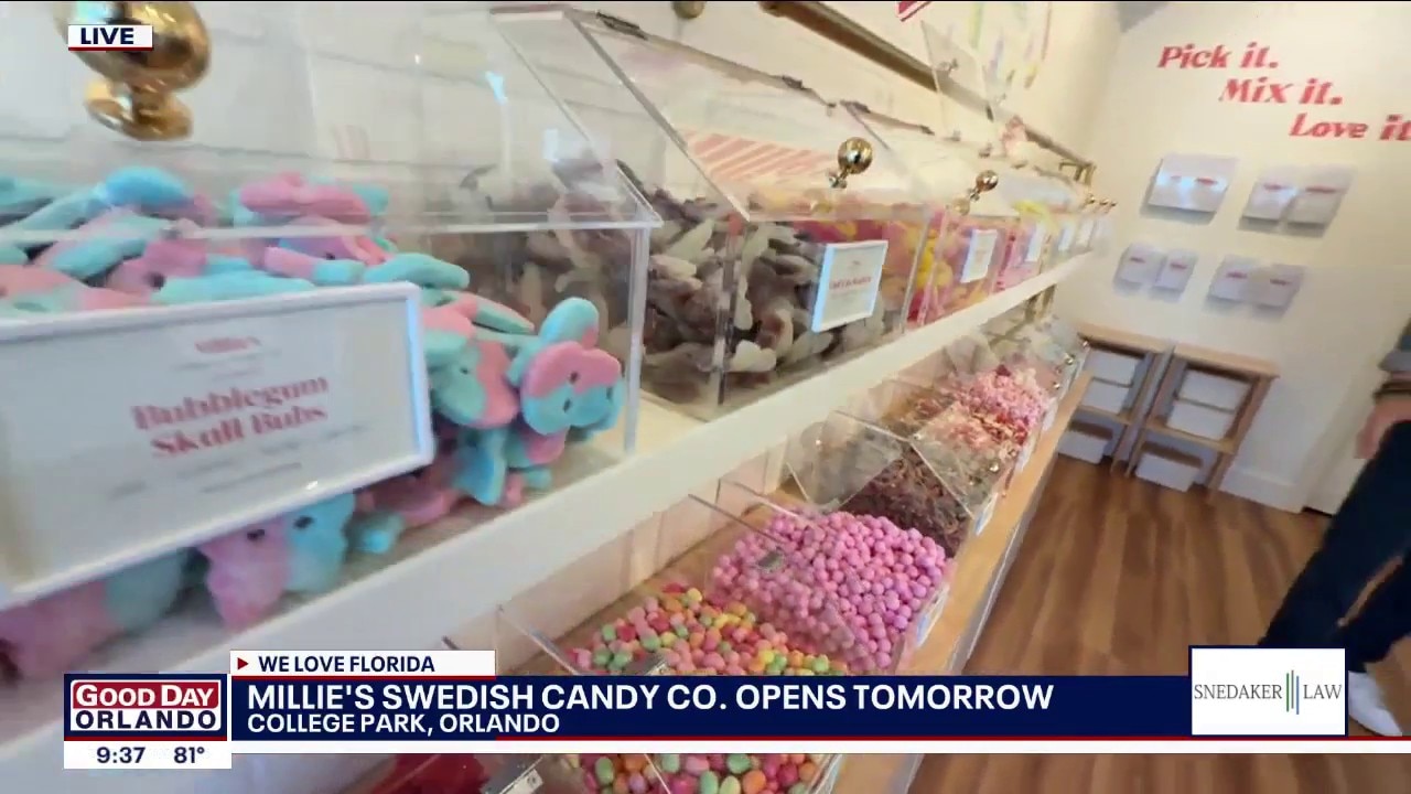 Millie's Swedish Candy Co. opens in Orlando