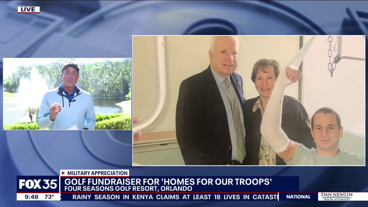 Golf fundraiser for 'Home for Our Troops' 