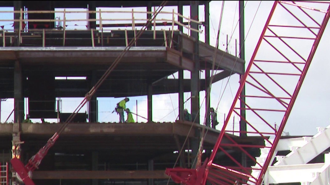 USF stadium begins to take shape