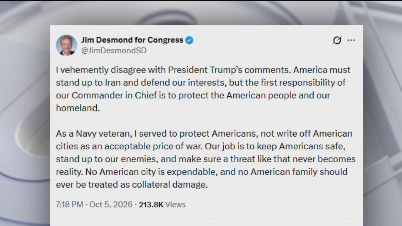 Uproar after Trump suggests Iran 'take out' LA, San Diego