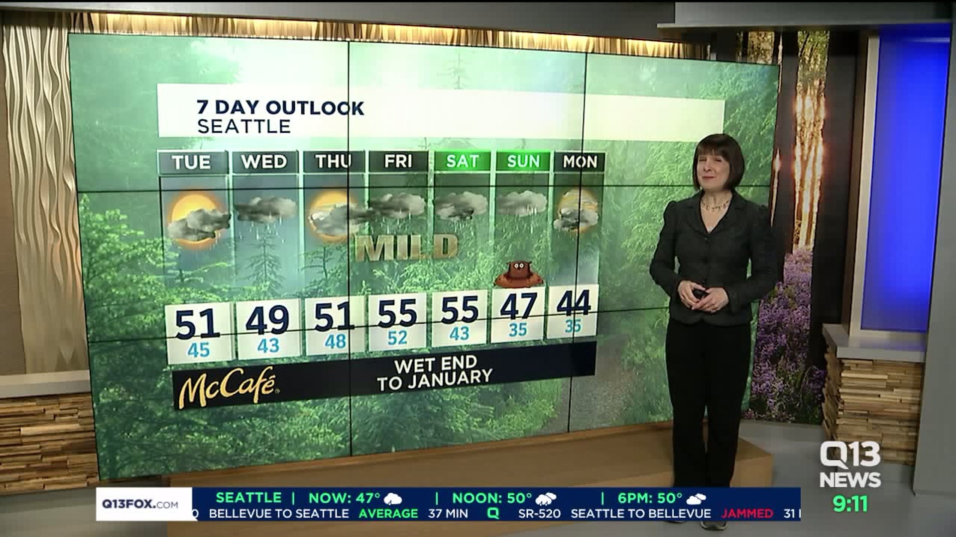 Q13 Morning weather forecast