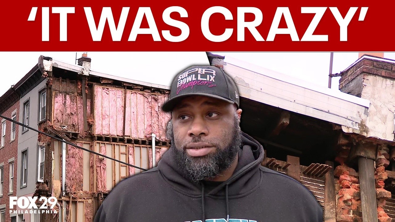 Witness recalls moment Philadelphia rowhome began to crumble: 'It was crazy'