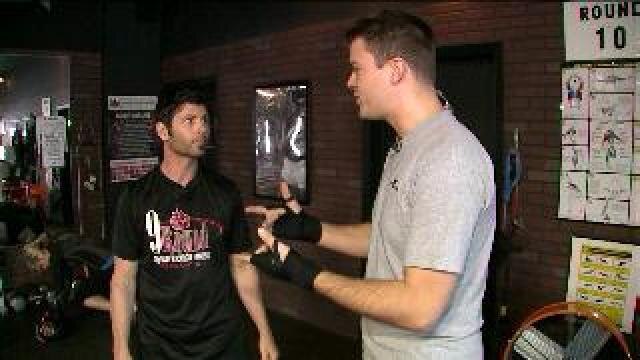 Chip talks boxing at 9 Round