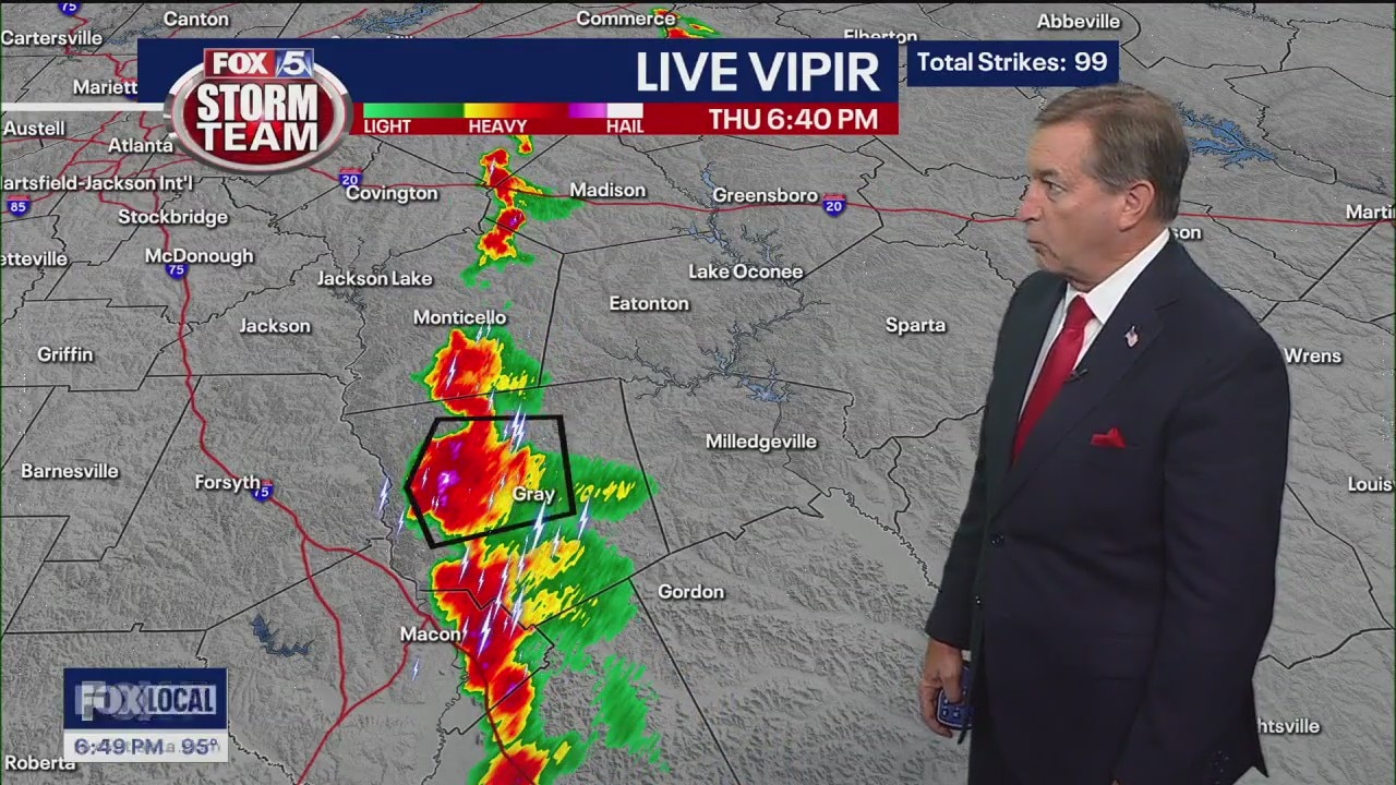 Thursday evening weather forecast