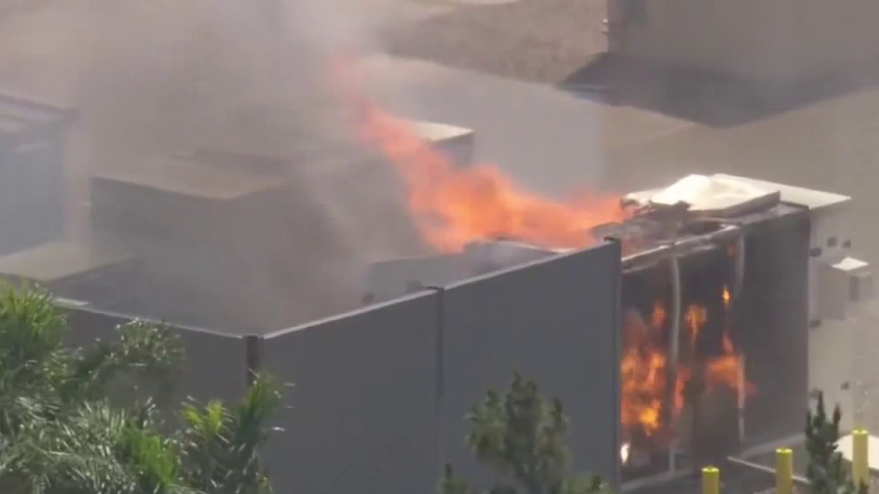 Lithium batteries heating up following fire at La Verne water plant
