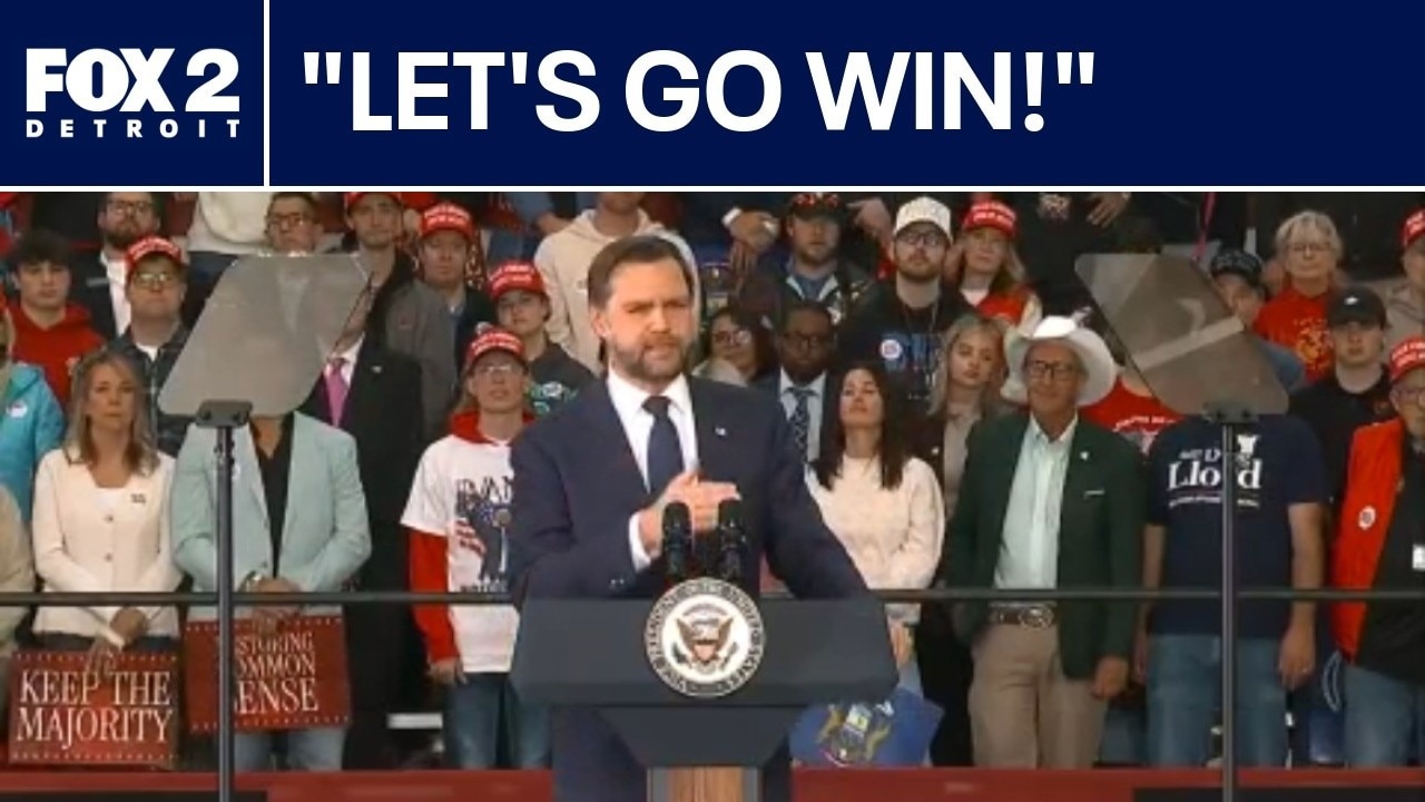JD Vance 2026 election rally in Howell, Mich.