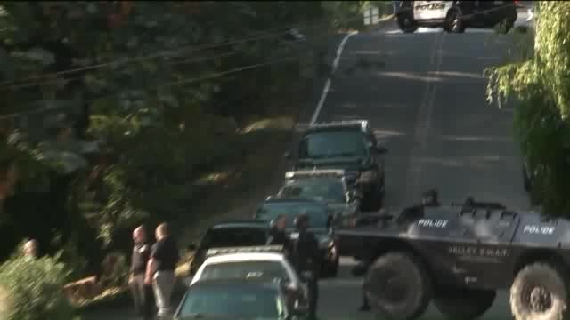 Shots fired at police