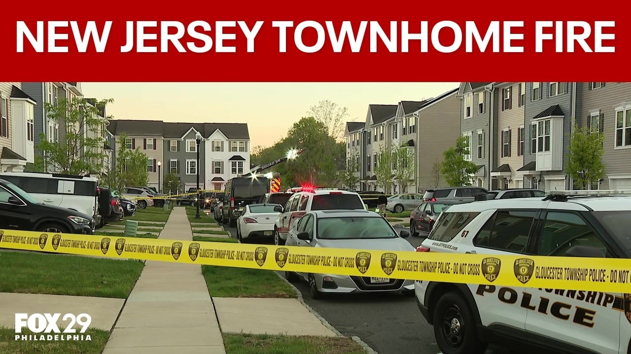 Townhome fire in Gloucester Township under investigation