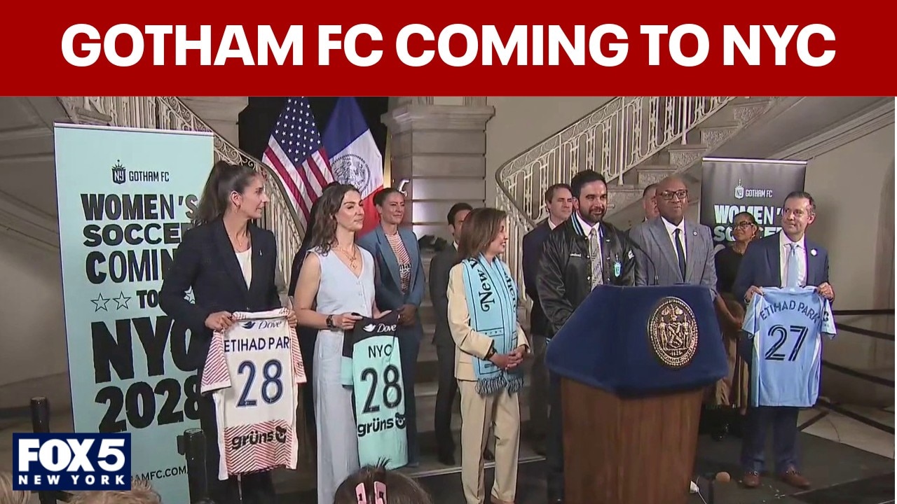 FULL: Gotham FC to move to Queens in 2028; Mamdani, Hochul join announcement