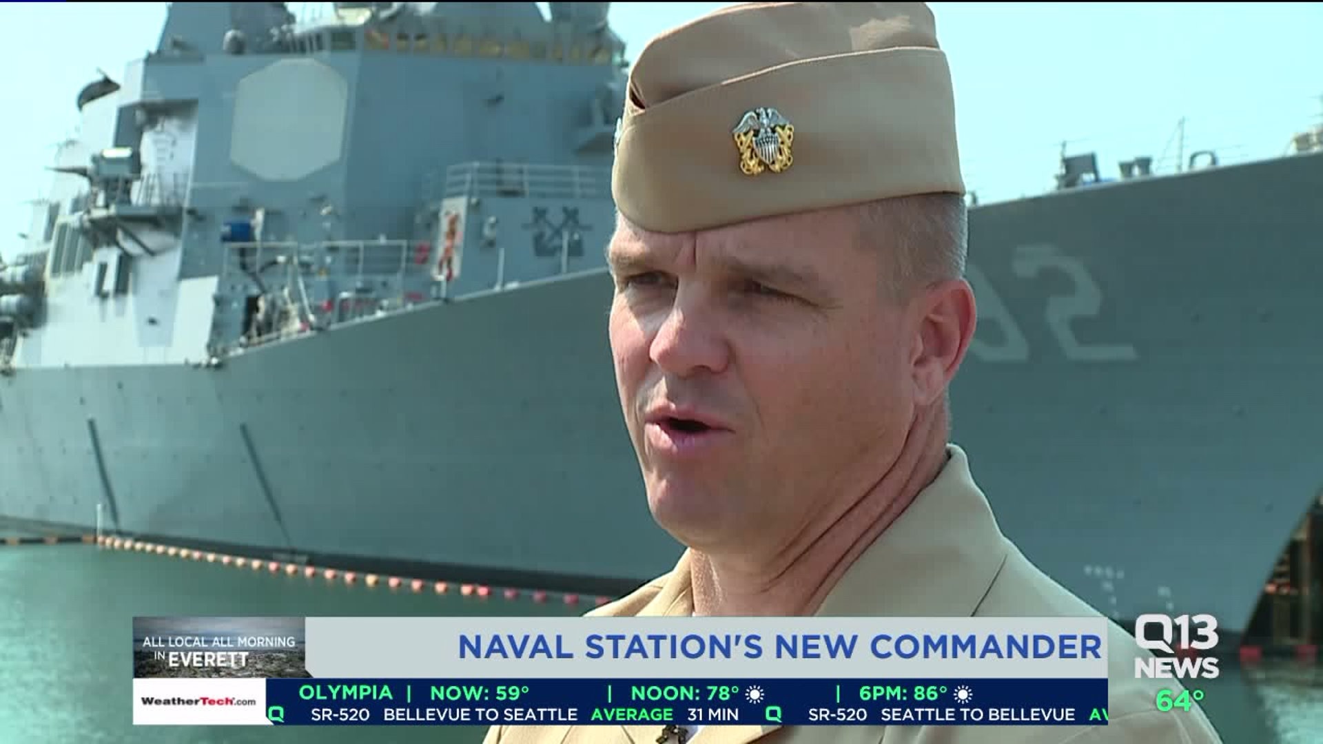 Naval Station Everett`s new commander