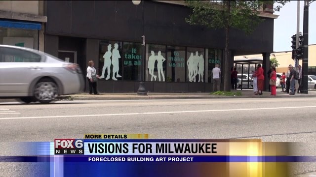 A blank canvas: Students working to transform foreclosed buildings into inspirational art