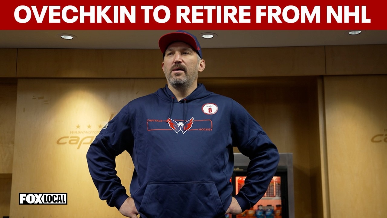 FULL VIDEO: Alex Ovechkin announces his NHL retirement to his teammates