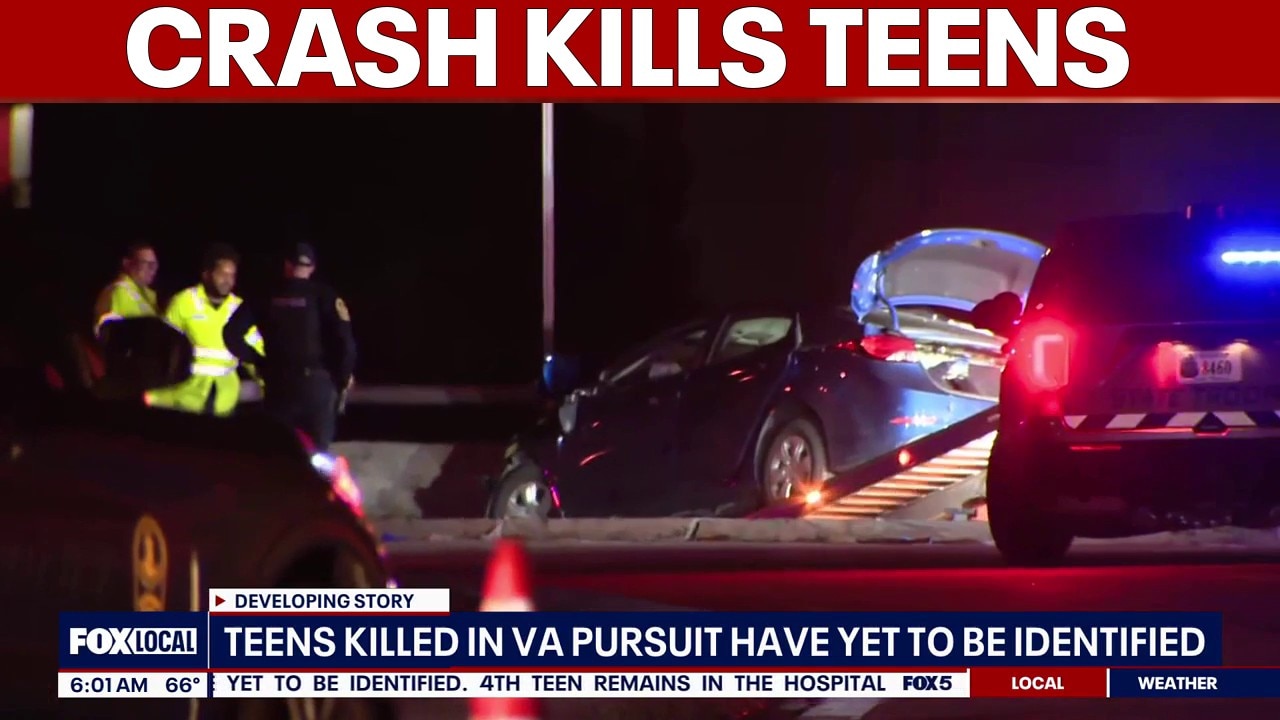 Teens killed in VA pursuit have yet to be identified | FOX 5 AT 6AM