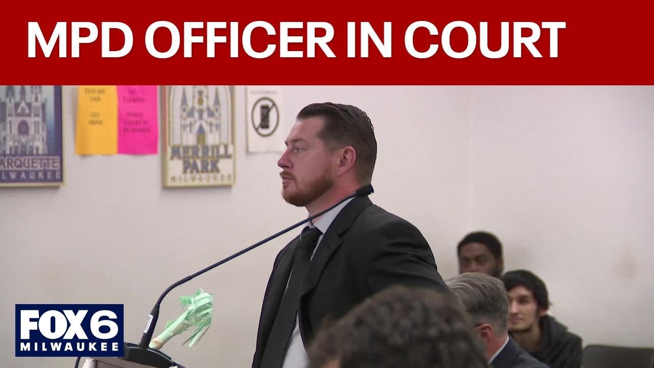 Milwaukee police officer charged with sexual assault in court
