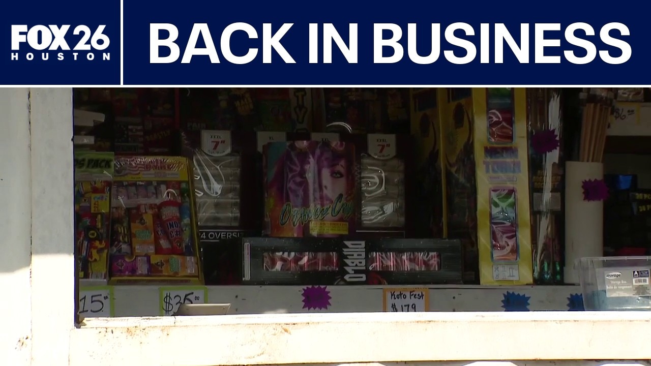 Business booms for Huffman stands after firework thefts