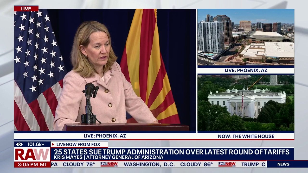 25 states sue Trump administration over tariffs