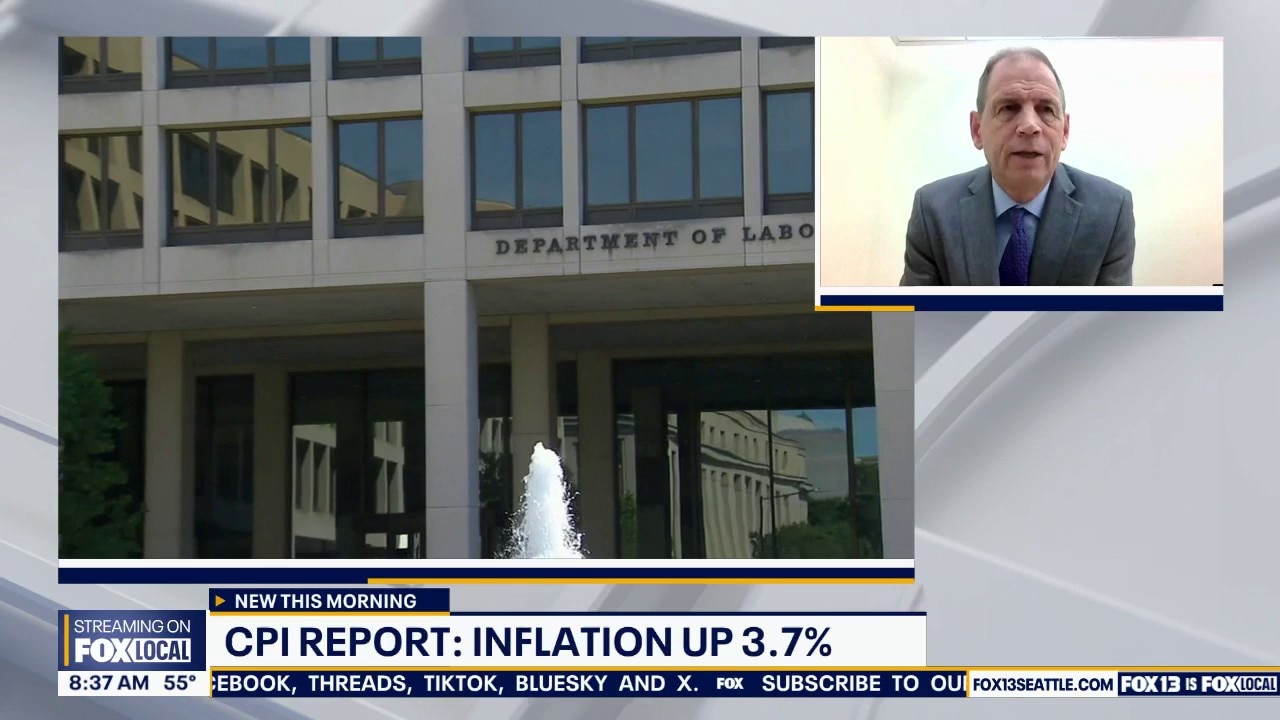 Consumer Price Index report: Inflation up 3.7%