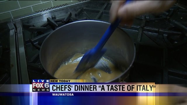 Laura gets a sneak peek at the desserts for Chefs` Dinner