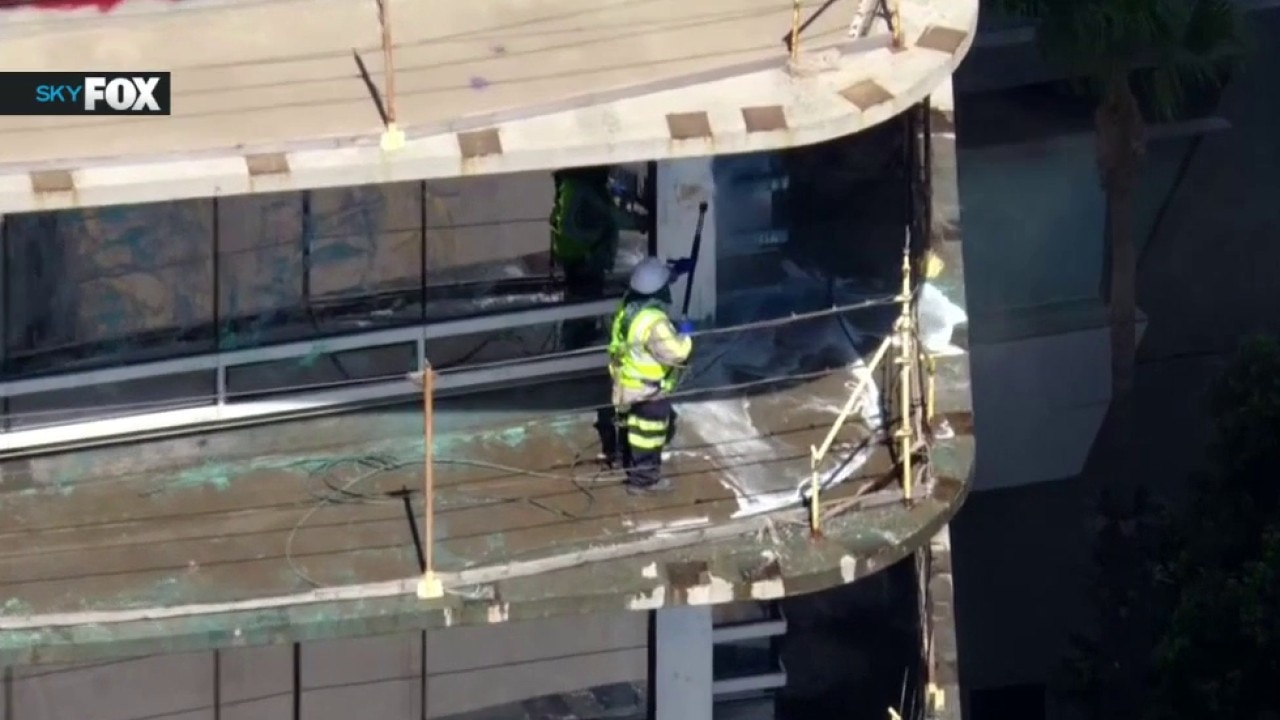 Cleanup continues of DTLA's Graffiti Towers