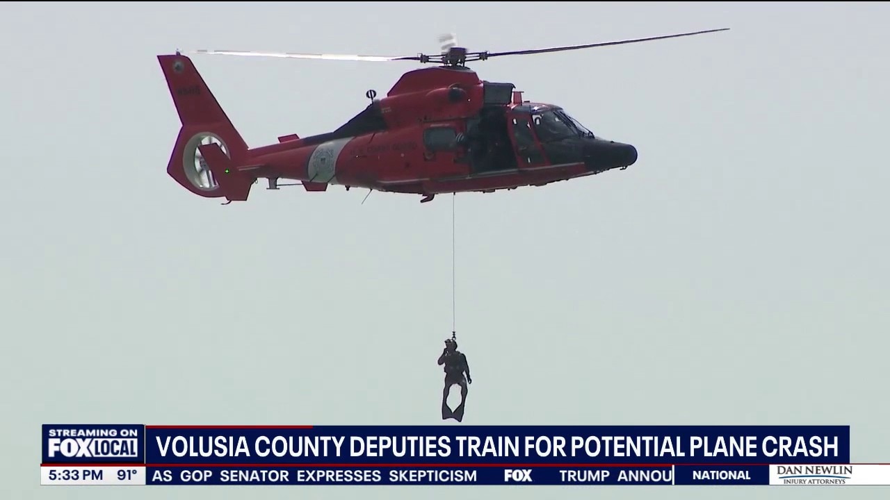 Volusia first responders train for plane crash rescue in Daytona Beach