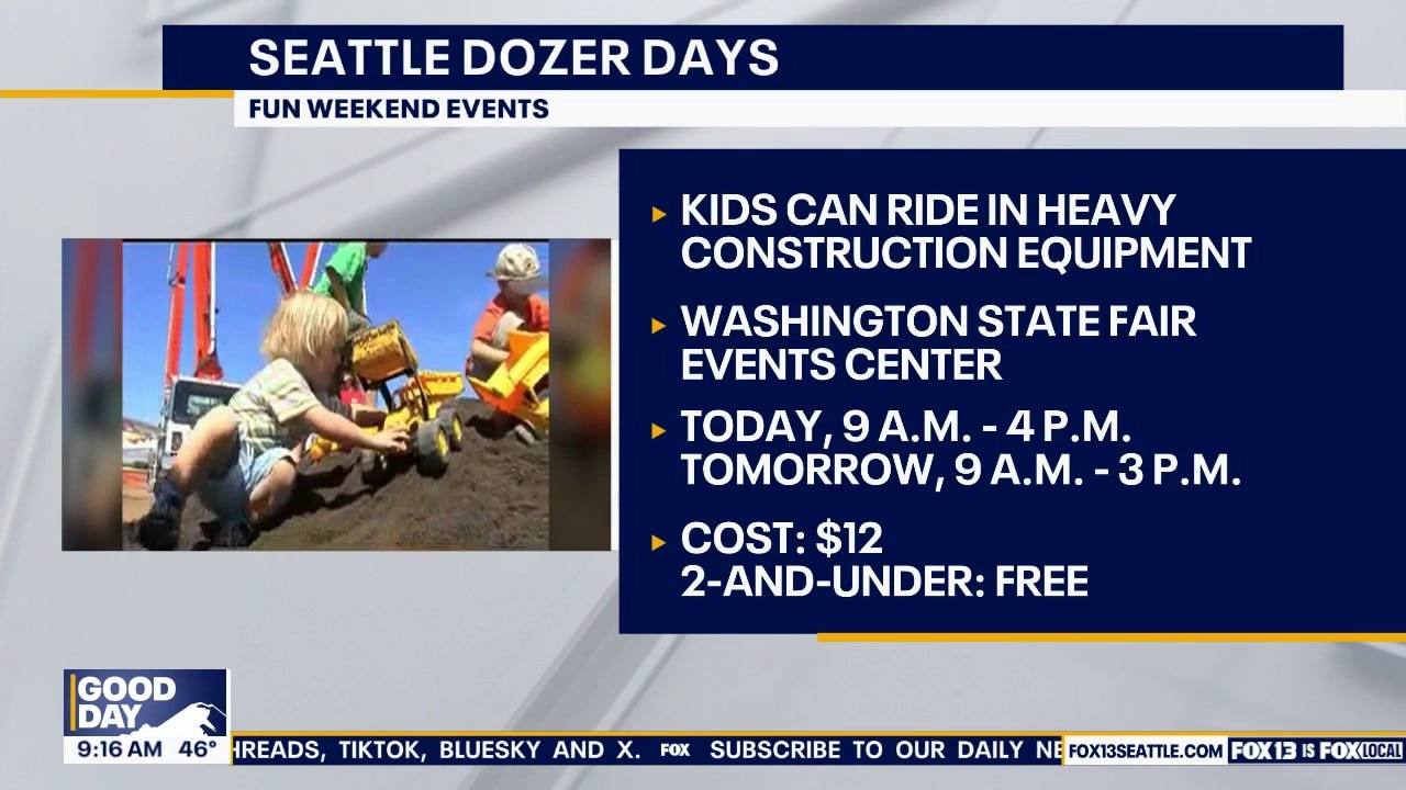 Family-friendly event to check out in Seattle this weekend