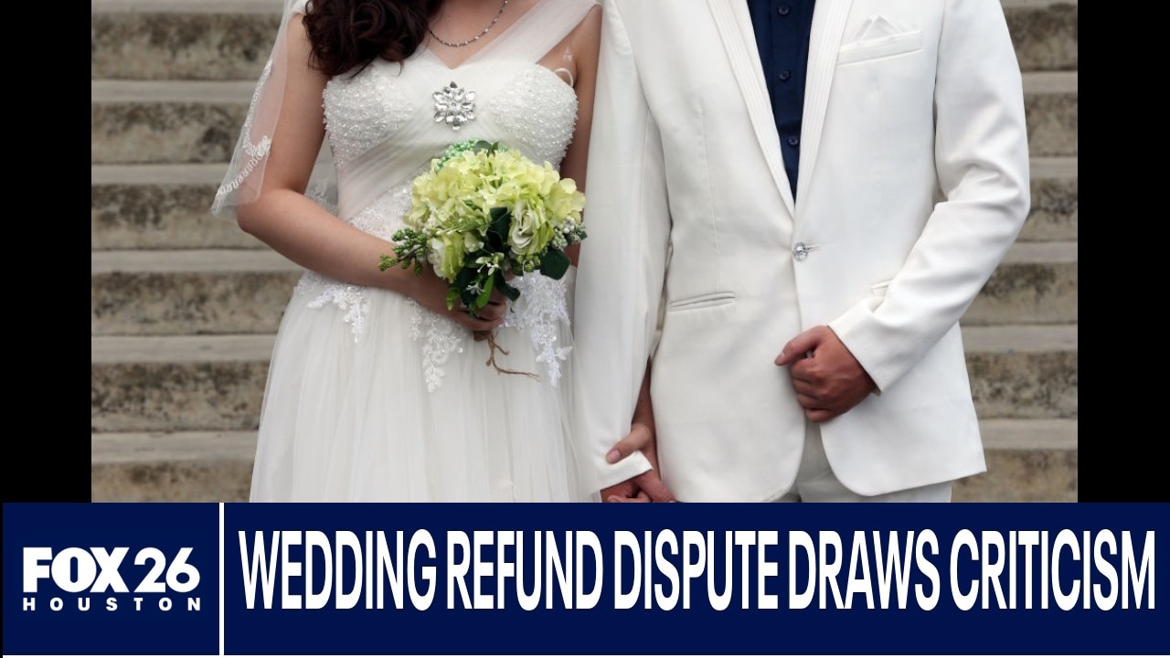 Texas wedding refund dispute drawing criticism