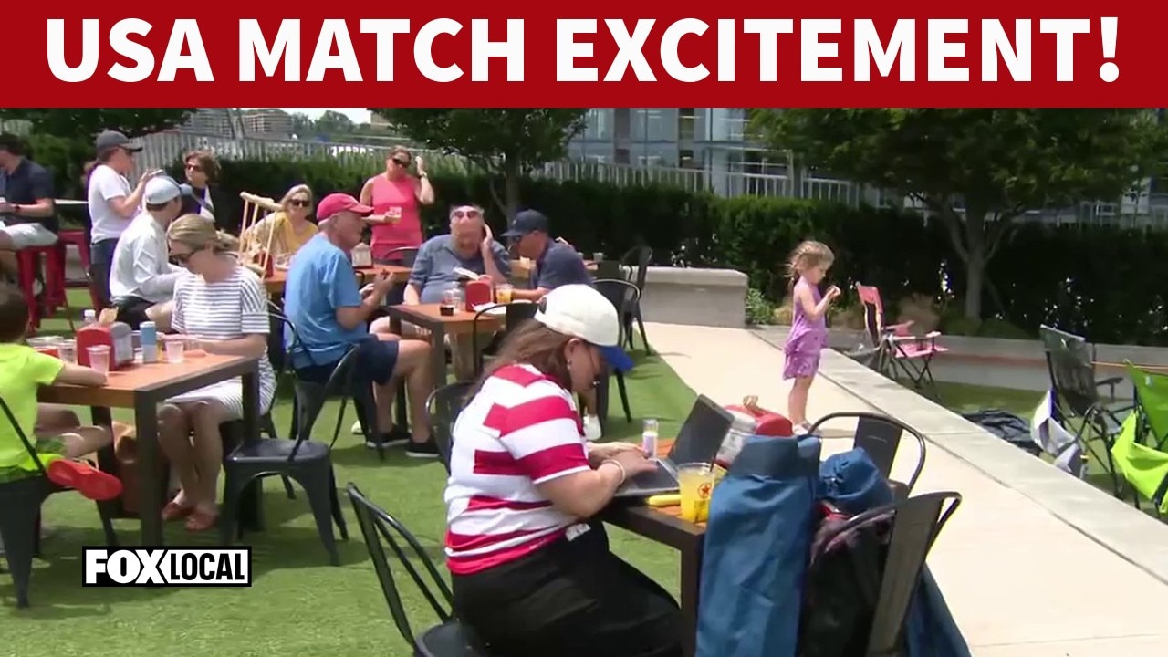Fans prepare for USA World Cup match against Australia Friday