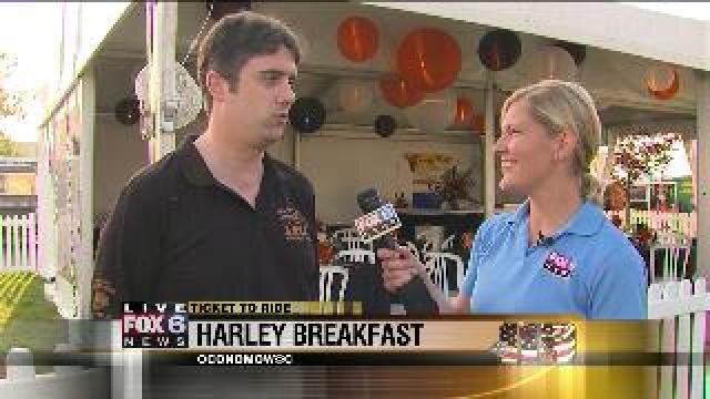 Laura gets details on Harley Breakfast