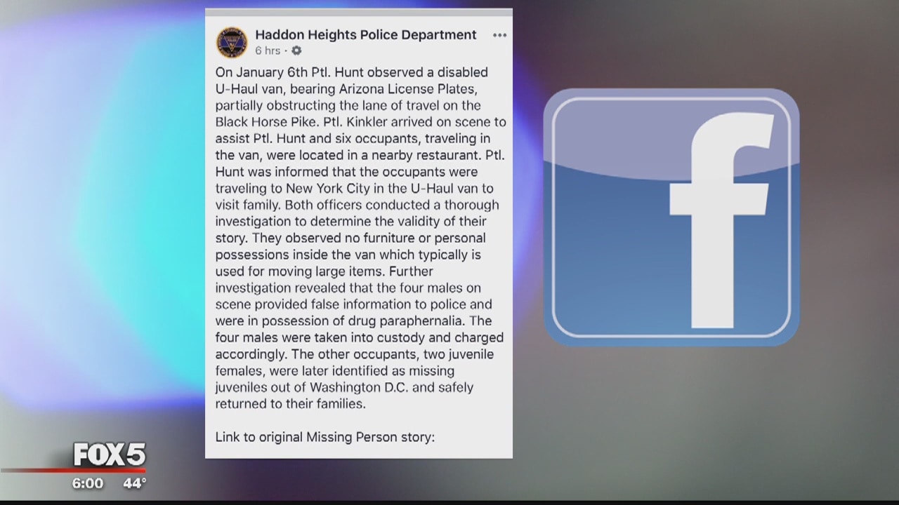 Police investigating why 2 teen cousins reported missing in DC ended up in New Jersey with 4 men