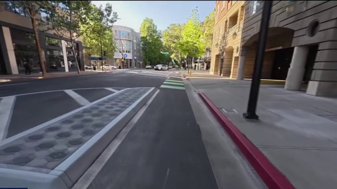 San Jose installs concrete barriers next to bike lanes