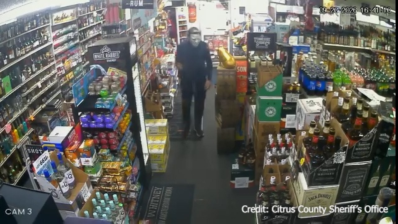 2 arrested after man in Michael Myers mask robs Inverness liquor store: CCSO