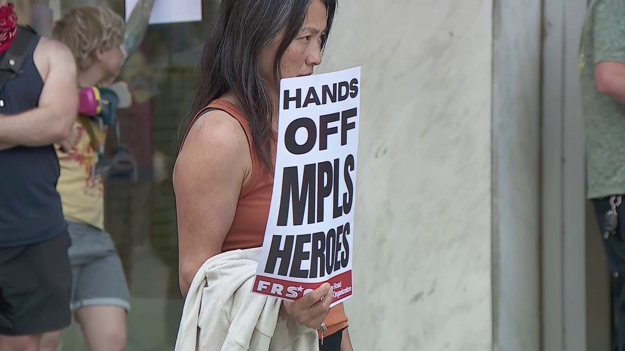Protesters call for charges to be dropped for anti-ICE actions, alleged connection to Antifa