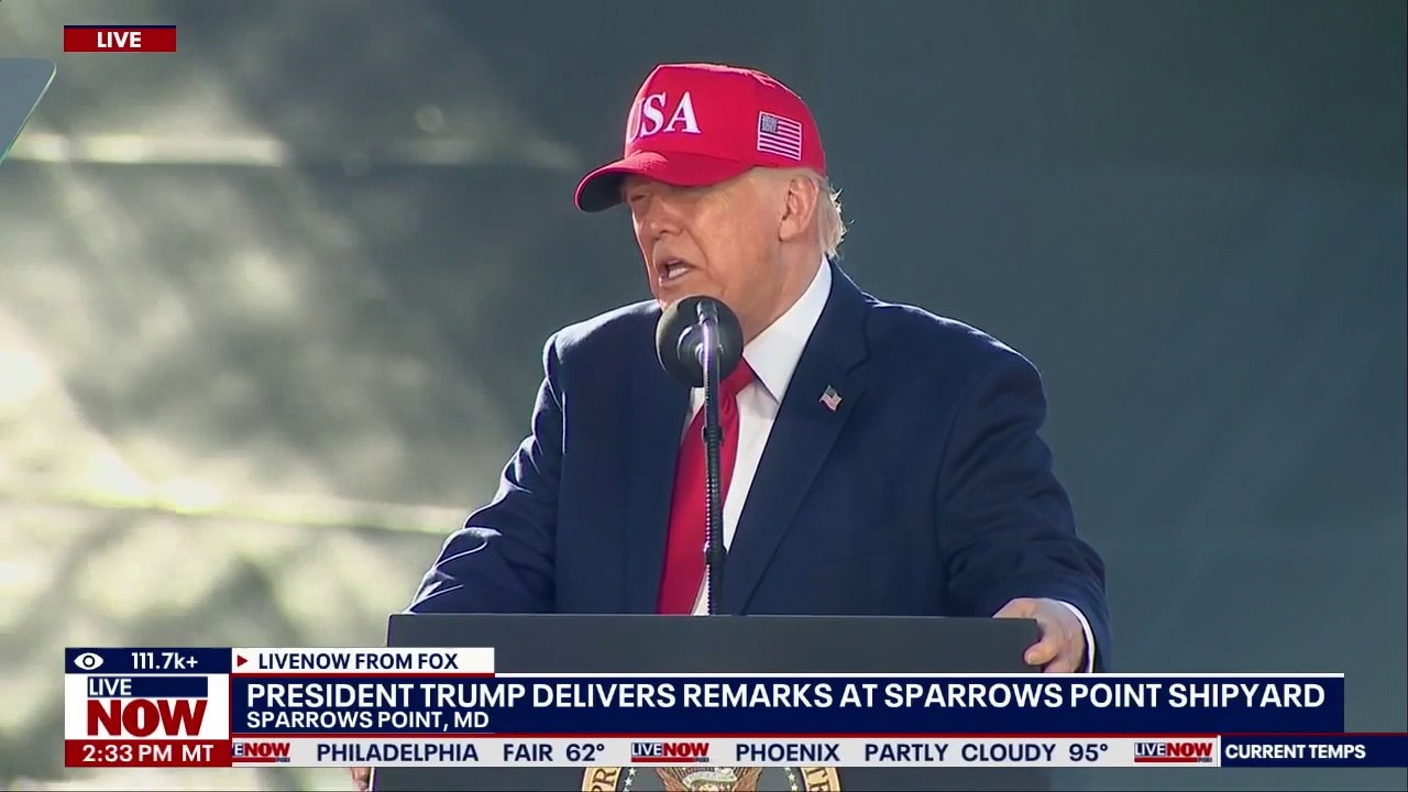 President Trump delivers remarks in Maryland