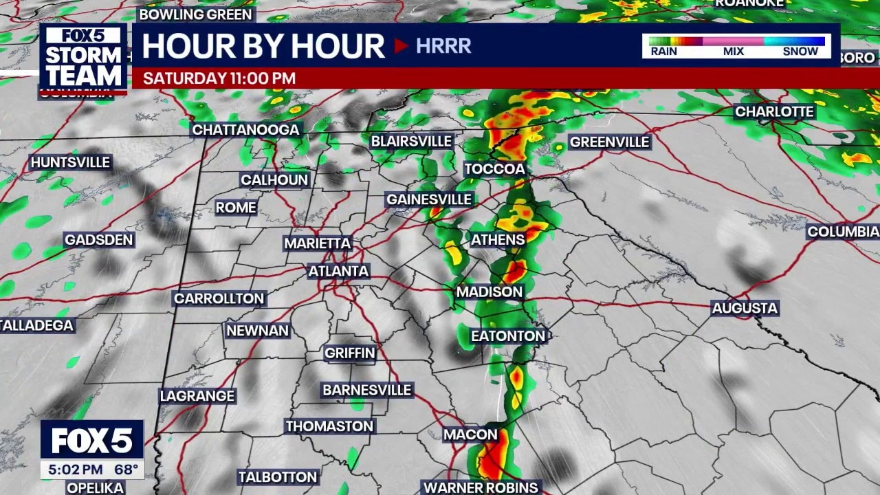 Saturday weather forecast update 