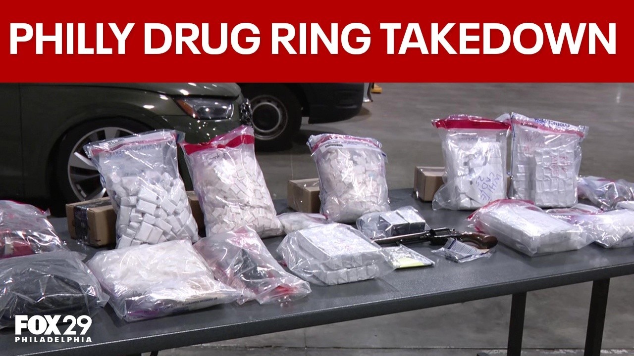 Over 2M doses of fentanyl seized during takedown of Philadelphia drug ring