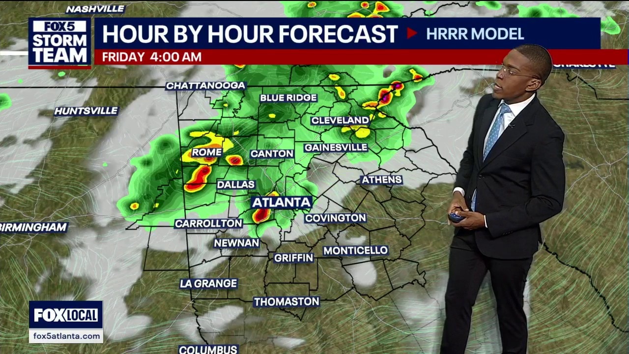 Thursday evening weather forecast