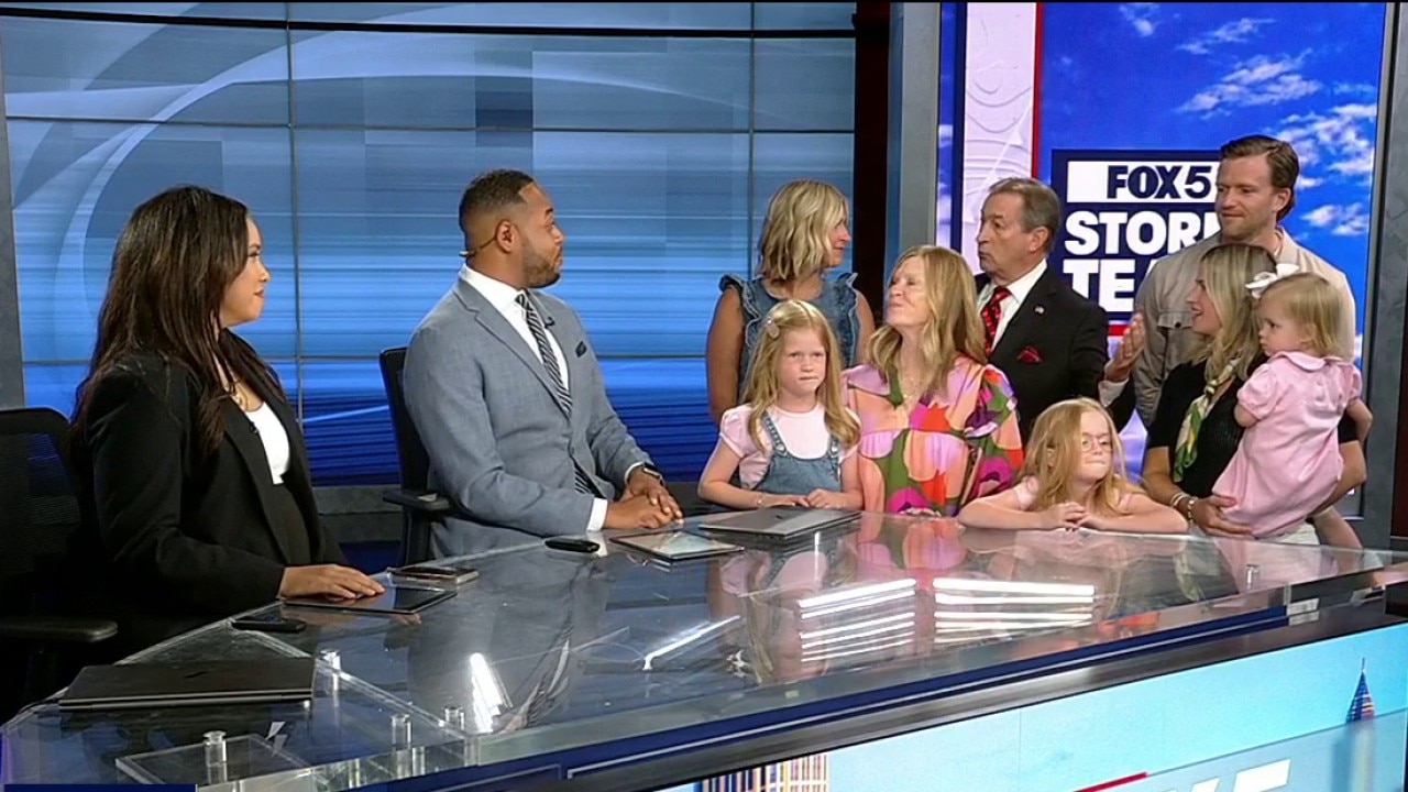 The Chandley family on FOX 5 News at 5 p.m.